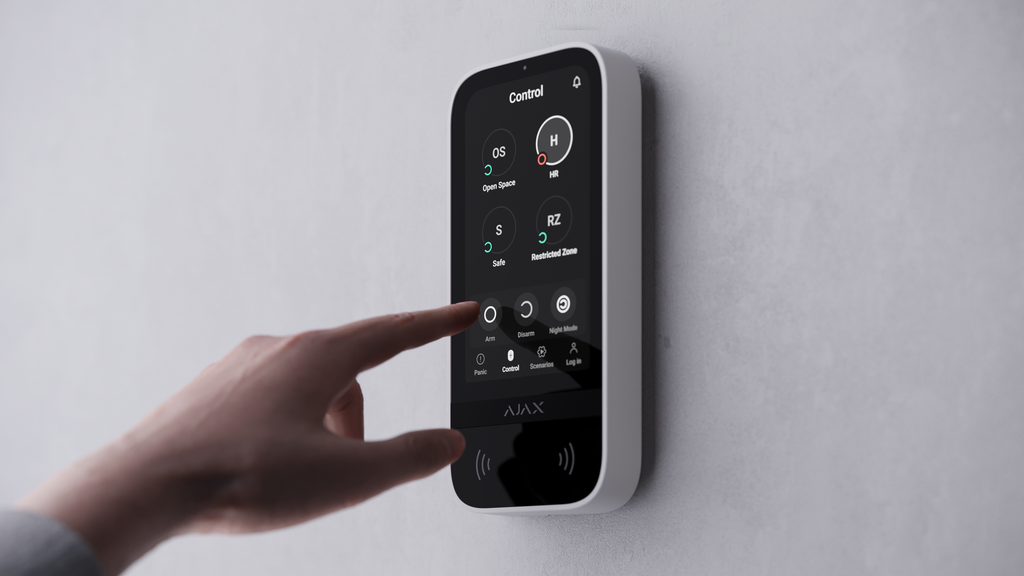 Ajax Keypad Touchscreen LCD