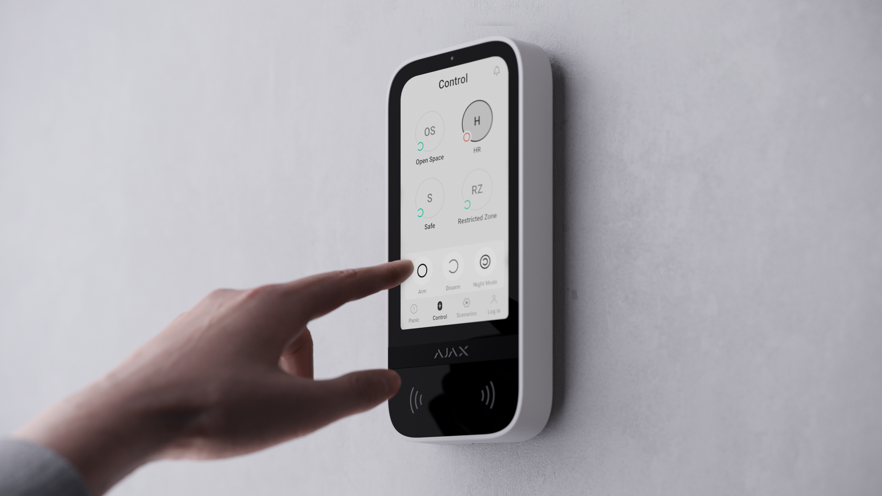 Ajax Keypad Touchscreen LCD