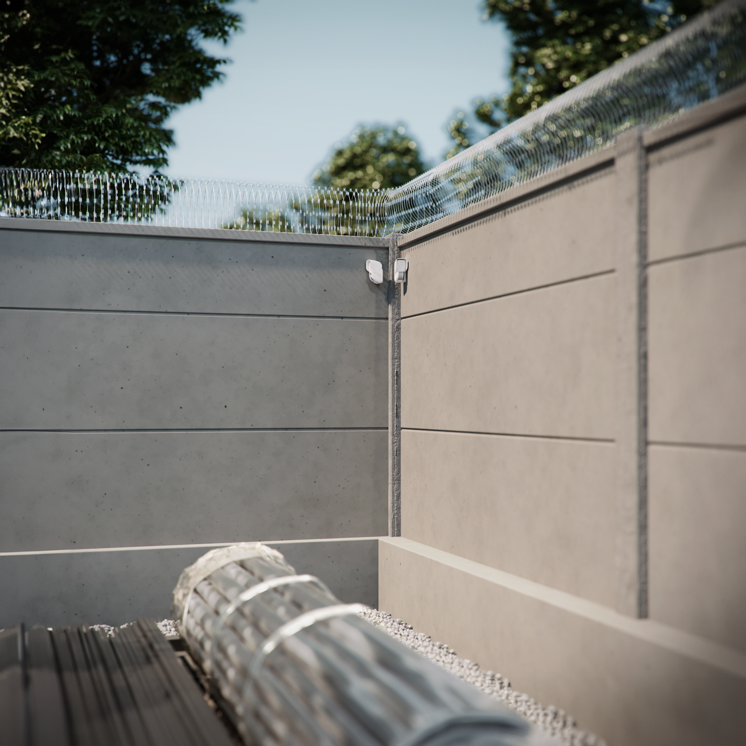 Ajax MotionProtect Curtain Outdoor High - Mount